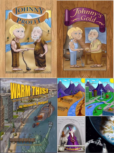Three Johnny Profit books in one, cover